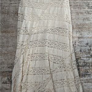 Bershka Cream maxi Skirt